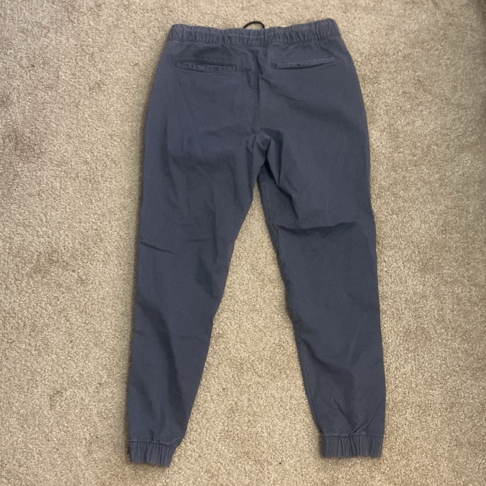 Men's Navy Jogger Pants - Picture 4 of 4